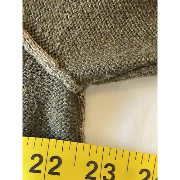 Johnston &Murphy V-Neck Contrast Stitch Casual Minimalist Wool Blend Size L Y2K - Picture 3 of 8